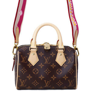 Louis Vuitton 2way Speedy Bandouliere Monogram Leather canvas Brown